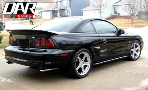 Saleen Style Custom Flush Spoiler No Light 1994-98 Ford Mustang - Click Image to Close